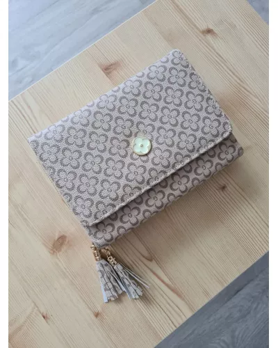 Ask for product! — Messenger bag with tassels - Beige