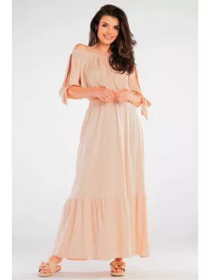 Spanish blouse with a long skirt Beige - Sets