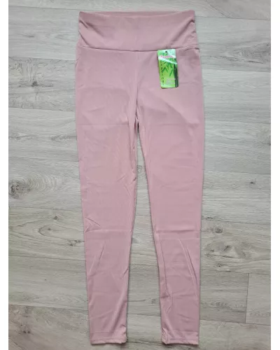 Ask for product! — High waisted striped leggings - Powder pink