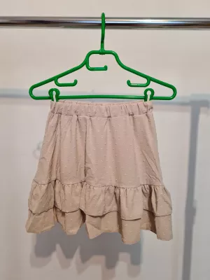 Short beige skirt mini - Skirts