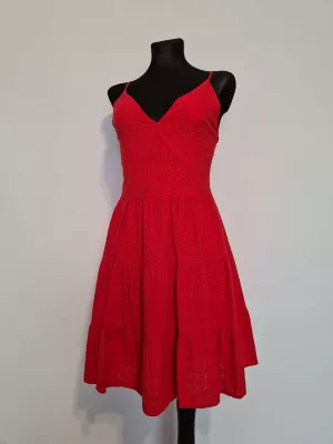 Dress with adjustable straps - Red - Dresses