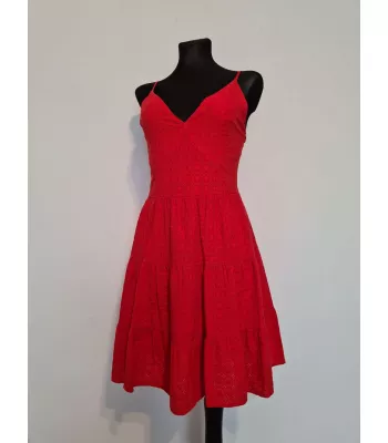 Dress with adjustable straps - Red