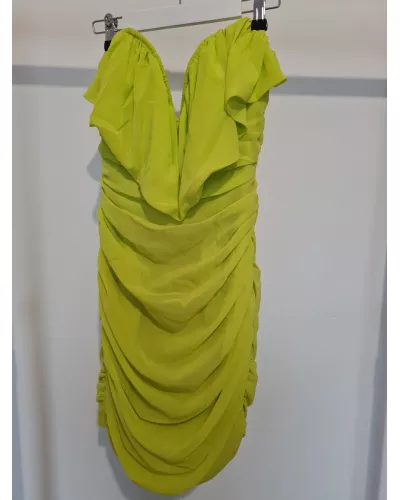 Ask for product! — Strapless draped dress