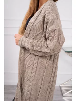 Kardigan narzutka - beige - Blouses