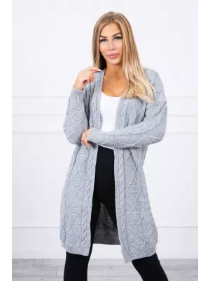 Kardigan narzutka - gray - Blouses