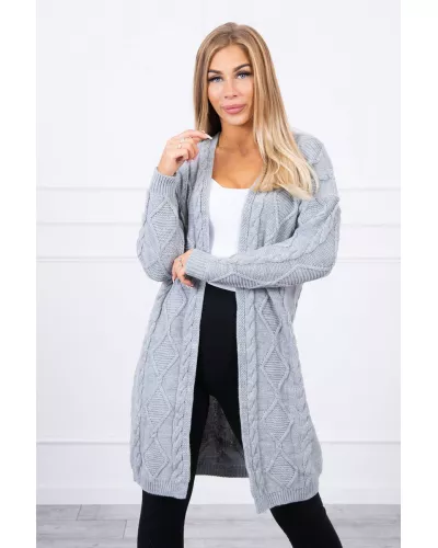 Ask for product! — Kardigan narzutka - gray