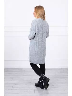 Kardigan narzutka - gray - Blouses