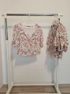 Blouse with small flowers - White