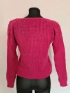 Cable-knit sweater - Pink