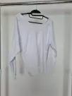 Cotton blouse with raglan sleeves - White