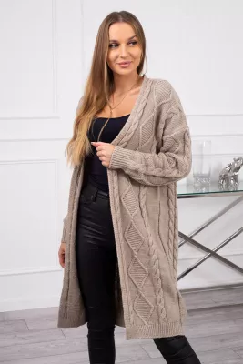 Kardigan narzutka - beige - Blouses