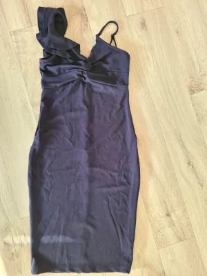 Pencil dress with straps - Navy blue - Dresses