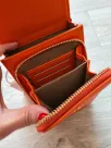 Quilted messenger bag - Orange