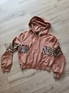 Set - Leopard tracksuit, sweatshirt and pants - Brown