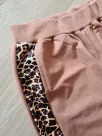 Set - Leopard tracksuit, sweatshirt and pants - Brown