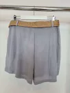 Shorts with an elastic waist and pockets - Gray
